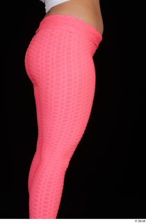  Leticia casual dressed pink leggings thigh 0007.jpg